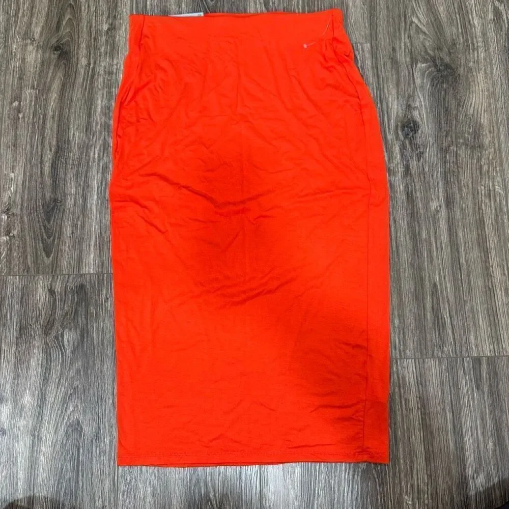 Old Navy New Orange Pencil Skirt